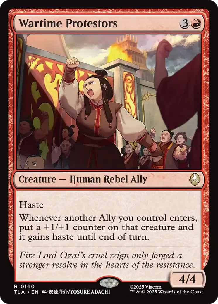 Wartime Protestors [Avatar: The Last Airbender] 1