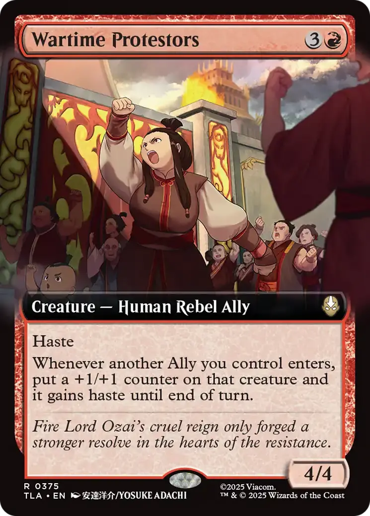 Wartime Protestors (Extended Art) [Avatar: The Last Airbender] 1