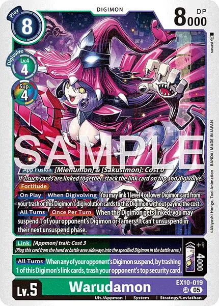 Warudamon [Ex10-019] [Sinister Order] 1