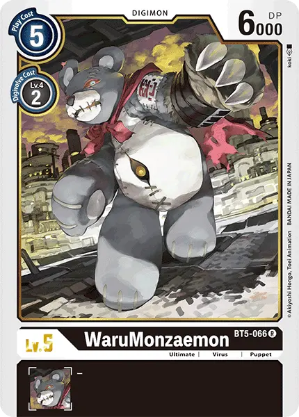 Warumonzaemon [Bt5-066] [Battle Of Omni] 1