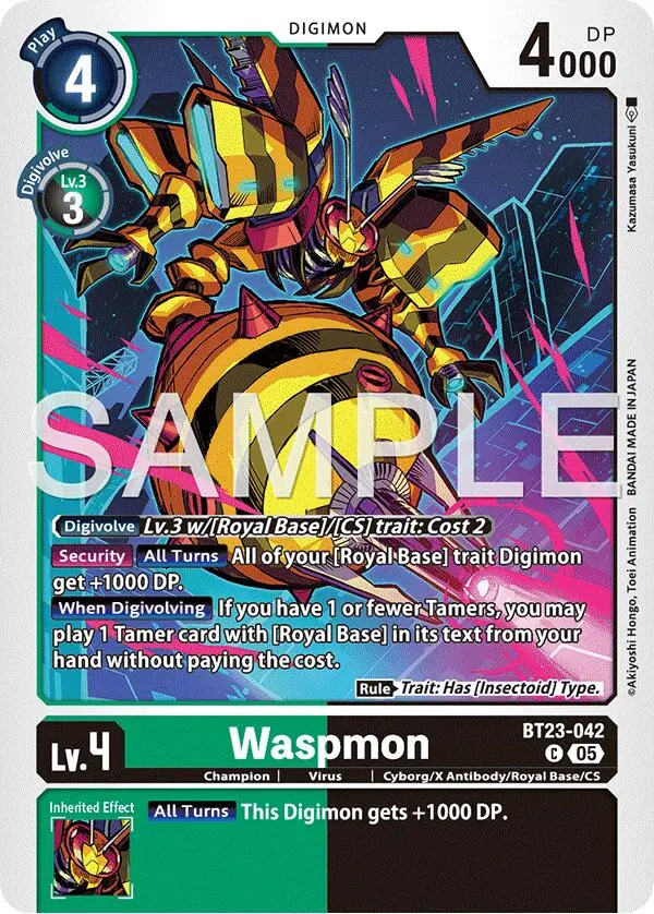 Waspmon [Bt23-042] [Hackers' Slumber] 1