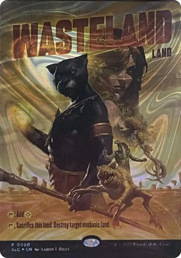 Wasteland (Halo Foil) [Secret Lair Countdown Kit] 1
