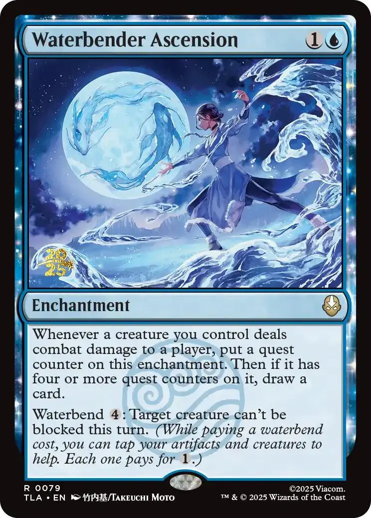 Waterbender Ascension [Avatar: The Last Airbender Prerelease Cards] 1