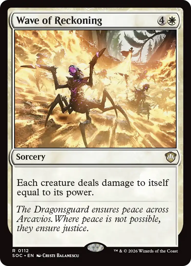 Wave Of Reckoning [Secrets Of Strixhaven Commander] 1