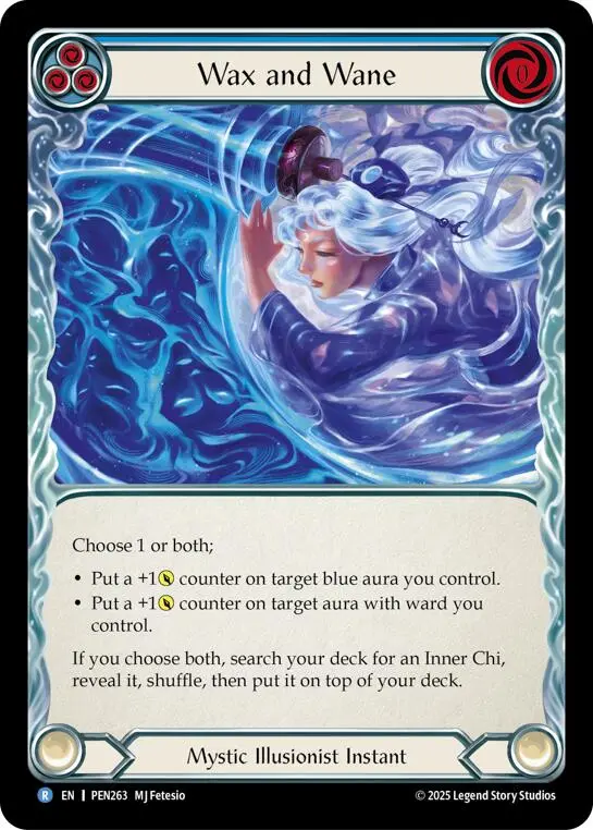 Wax And Wane (Blue) (Regular) [Pen263] (Compendium Of Rathe) 1