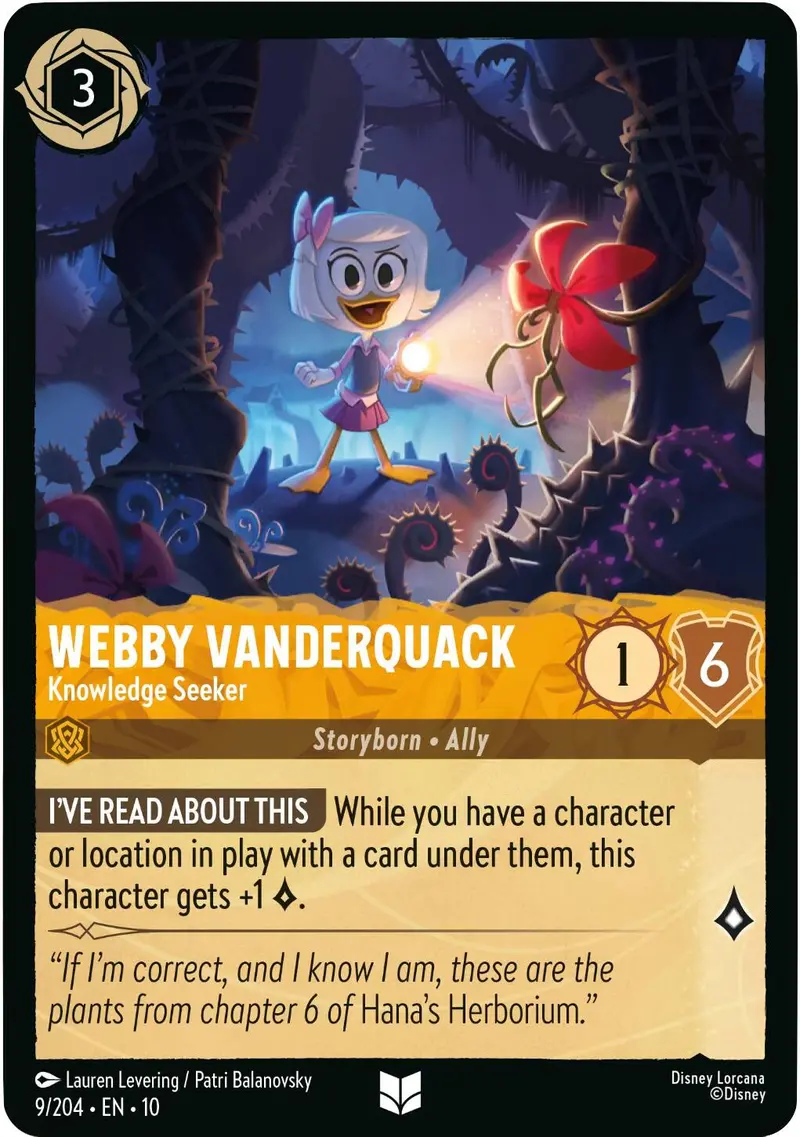 Webby Vanderquack - Knowledge Seeker (9/204) [Whispers In The Well] 1