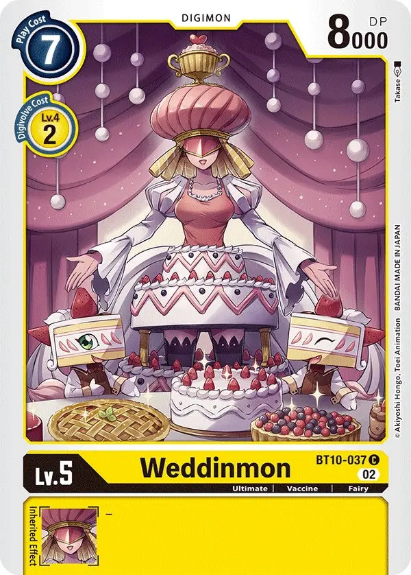 Weddinmon [Bt10-037] [Xros Encounter] 1