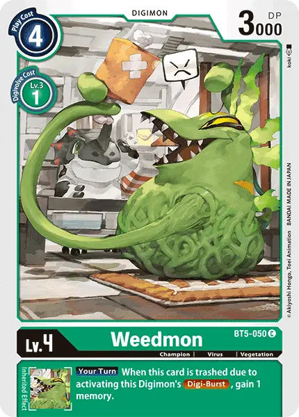 Weedmon [Bt5-050] [Battle Of Omni] 1