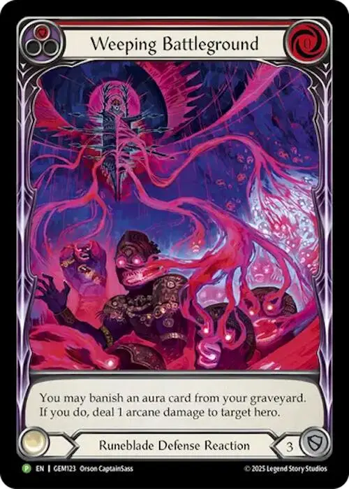 Weeping Battleground [Gem123] (Gem Pack 4)  Rainbow Foil 1
