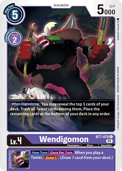 Wendigomon [Bt7-070] [Next Adventure] 1