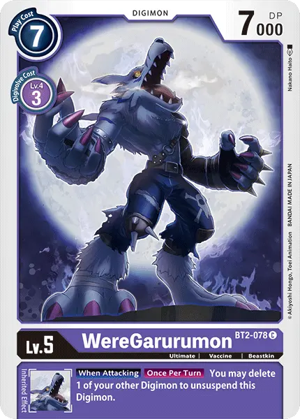 Weregarurumon [Bt2-078] [Release Special Booster Ver.1.0] 1