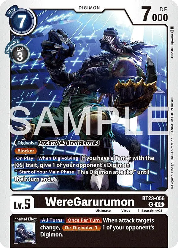 Weregarurumon [Bt23-056] [Hackers' Slumber] 1