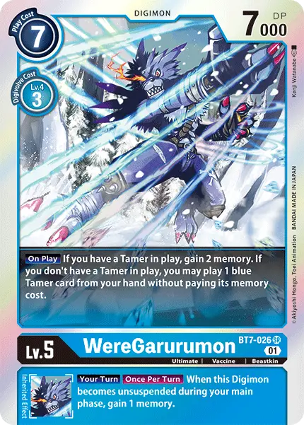 Weregarurumon [Bt7-026] [Next Adventure] 1
