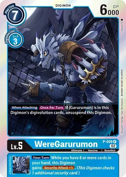 Weregarurumon [P-008] (Resurgence Booster Reprint) [Resurgence Booster] 1