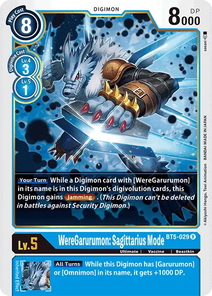 Weregarurumon: Sagittarius Mode [Bt5-029] [Battle Of Omni] 1