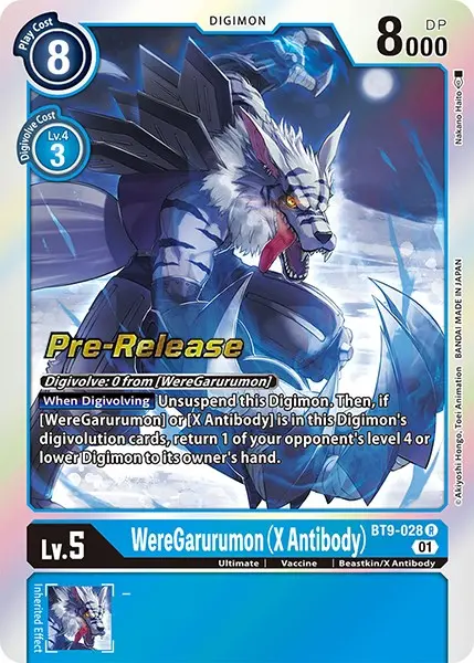 Weregarurumon (X Antibody) [Bt9-028] [X Record Pre-Release Promos] 1