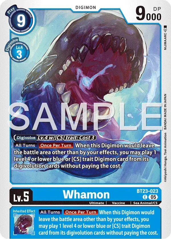 Whamon [Bt23-023] [Hackers' Slumber] 1