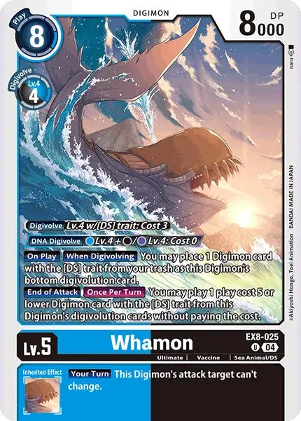 Whamon [Ex8-025] [Chain Of Liberation] 1
