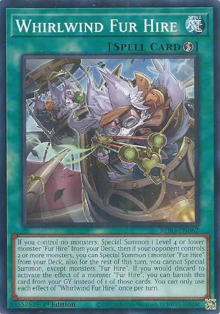 Whirlwind Fur Hire [Bpro-En062] Common 1