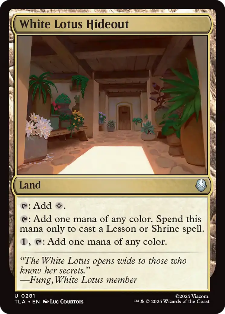 White Lotus Hideout [Avatar: The Last Airbender] 1
