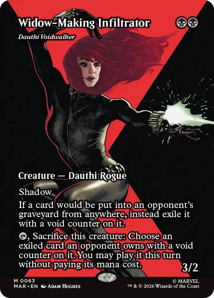Widow-Making Infiltrator - Dauthi Voidwalker (Borderless) [Marvel Universe: Eternal-Legal] 1