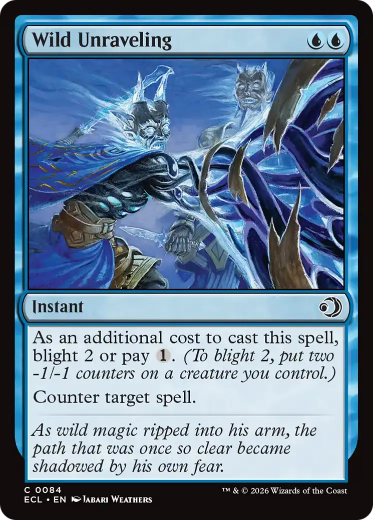 Wild Unraveling [Lorwyn Eclipsed] 1