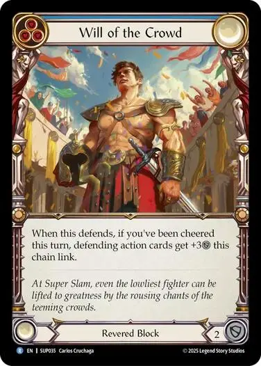 Will Of The Crowd [Sup035] (Super Slam)  Rainbow Foil 1