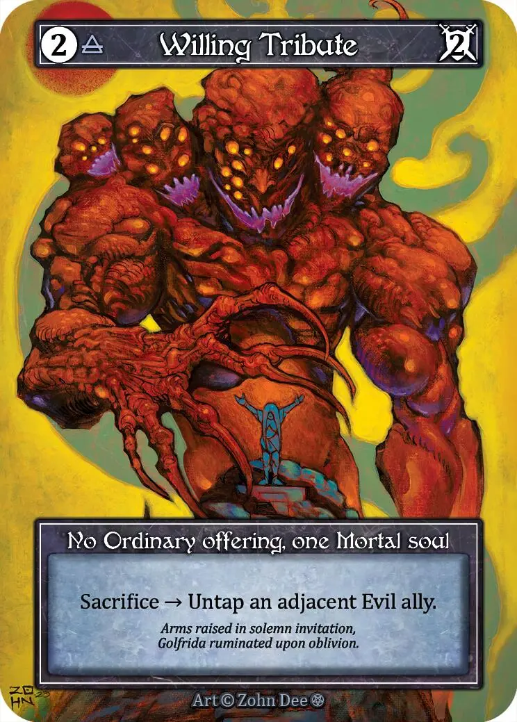 Willing Tribute (Foil) [Gothic] 1