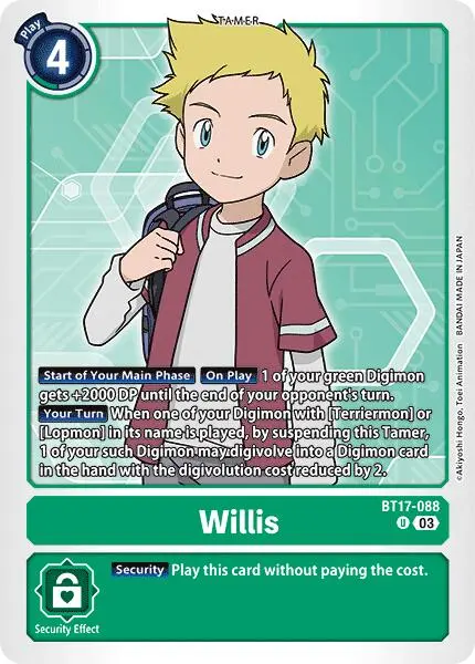 Willis [Bt17-088] [Secret Crisis] 1