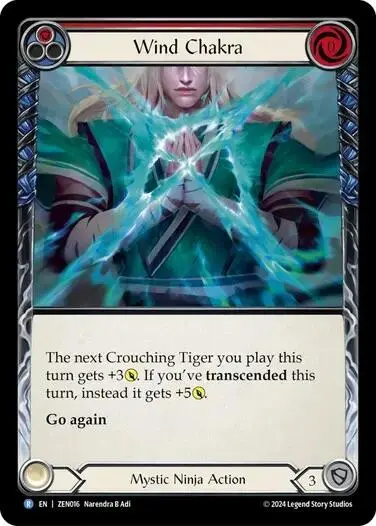 Wind Chakra [Zen016] (Part The Mistveil Zen Blitz Deck) 1