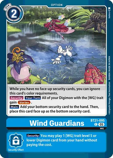 Wind Guardians [Bt21-095] [World Convergence] 1