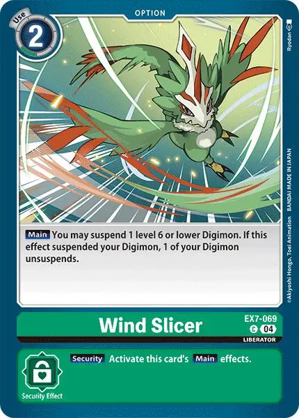 Wind Slicer [Ex7-069] [Digimon Liberator] 1