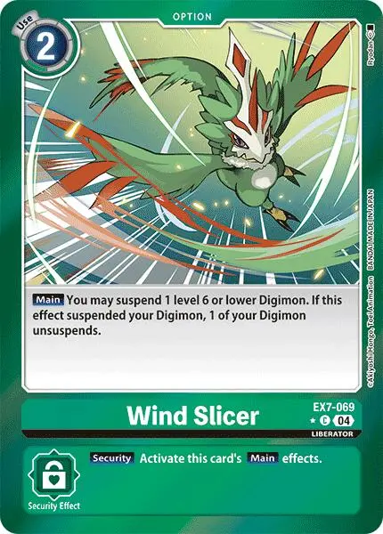Wind Slicer [Ex7-069] (Foil) [Digimon Liberator] 1