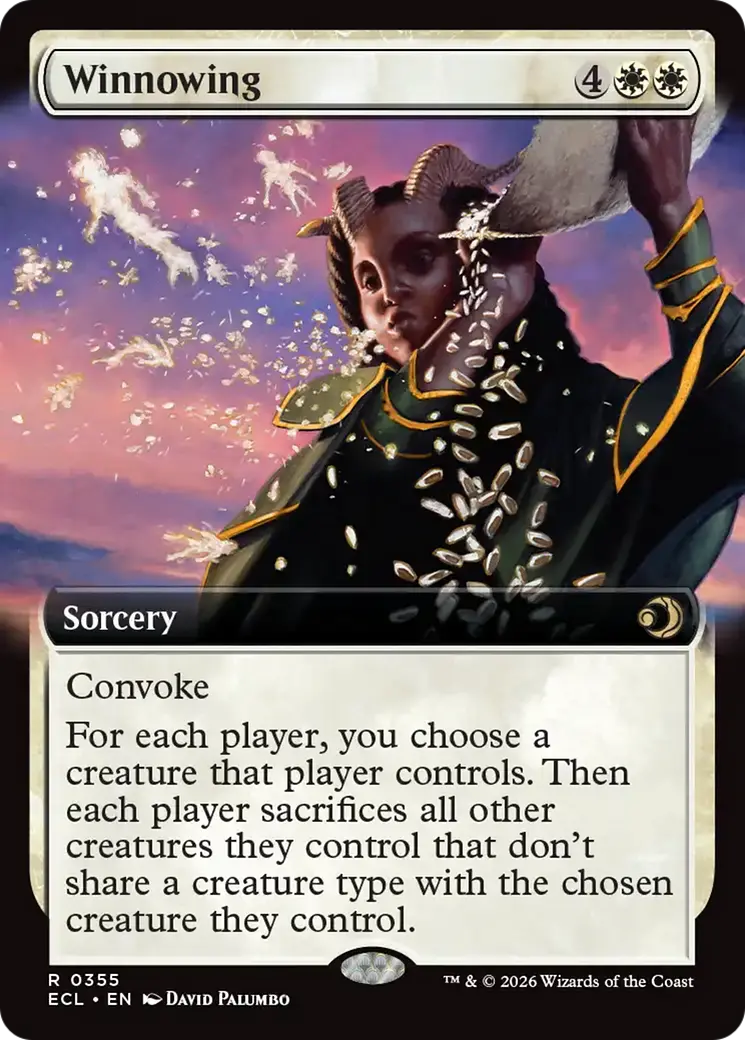 Winnowing (Extended Art) [Lorwyn Eclipsed] 1
