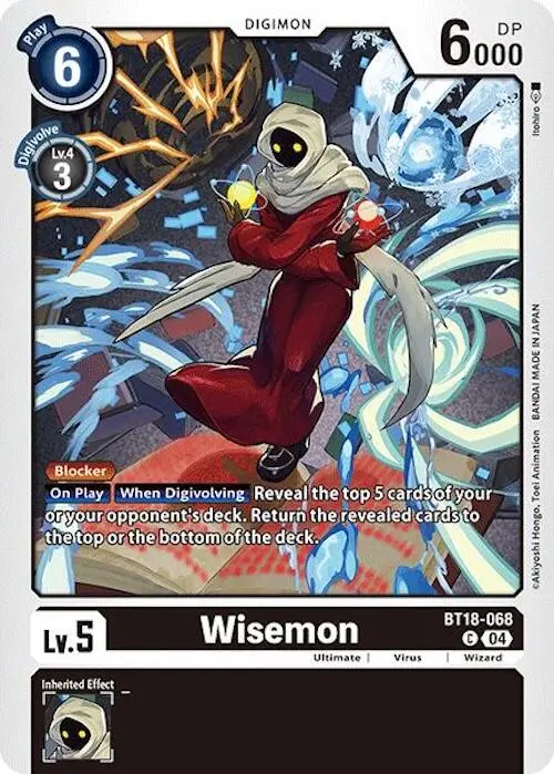 Wisemon [Bt18-068] [Release Special Booster Ver.2.0] 1