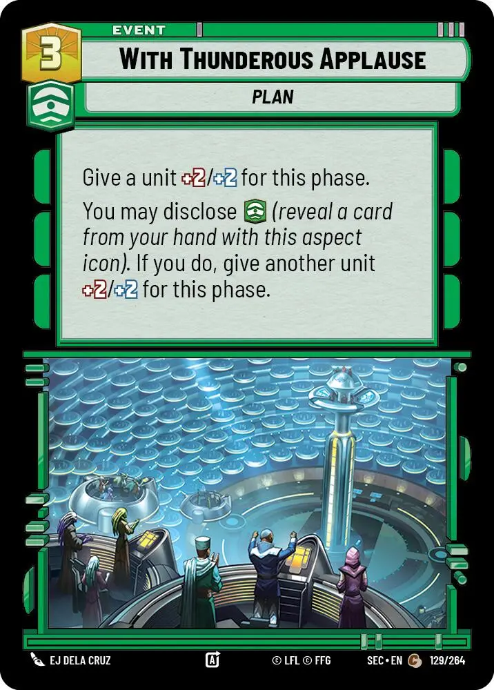 With Thunderous Applause (129/264) (129/264) [Secrets Of Power] 1