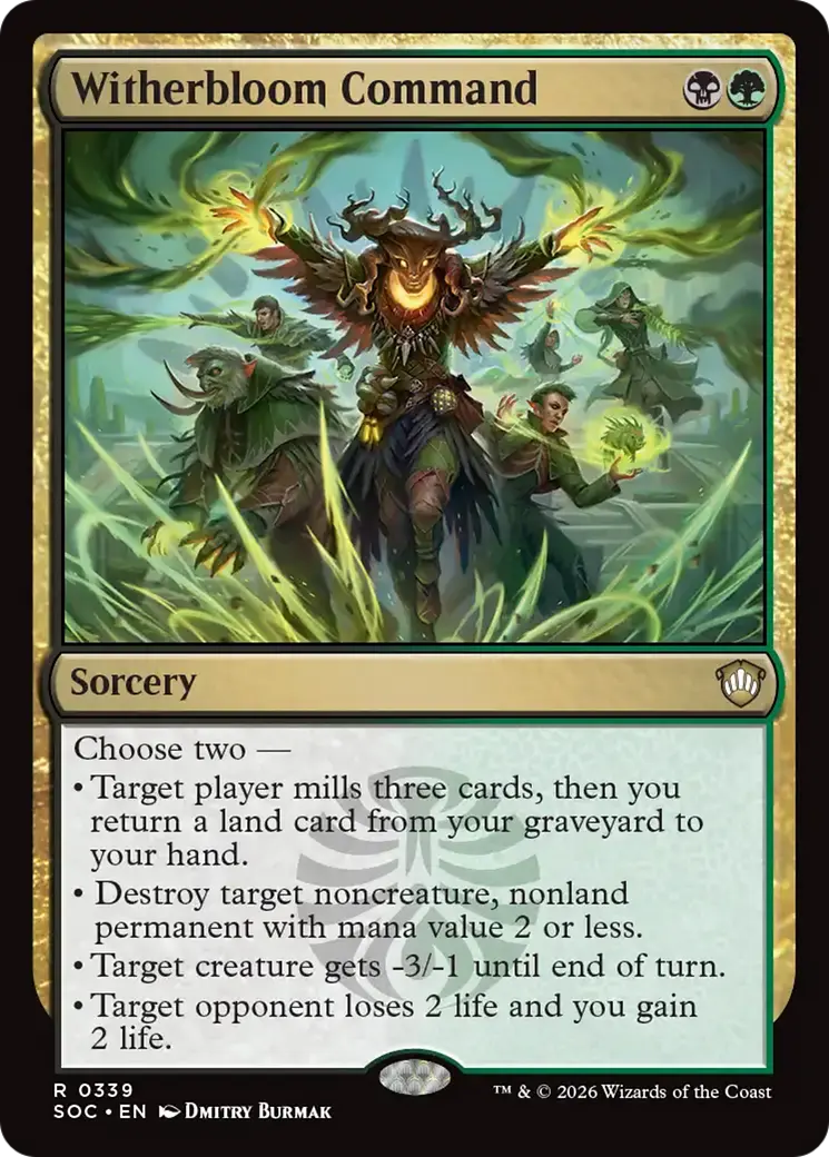 Witherbloom Command [Secrets Of Strixhaven Commander] 1