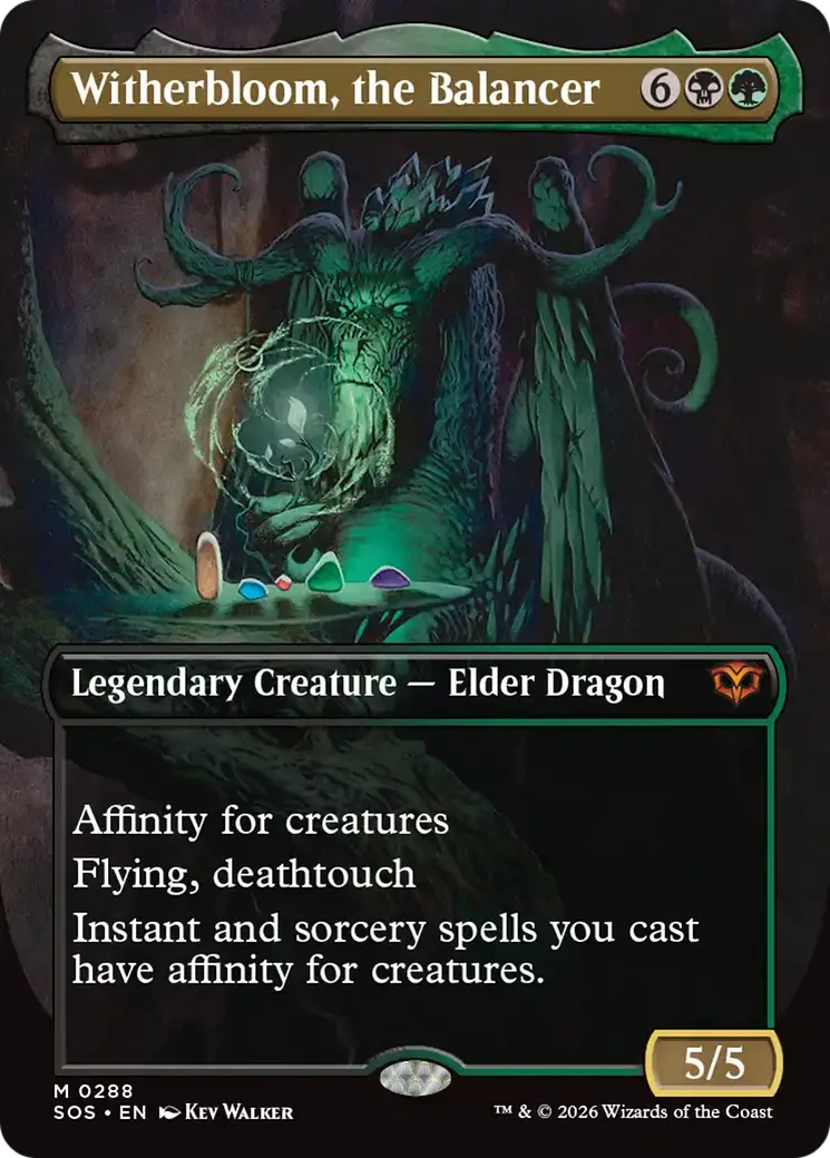 Witherbloom, The Balancer (Borderless) [Secrets Of Strixhaven] 1