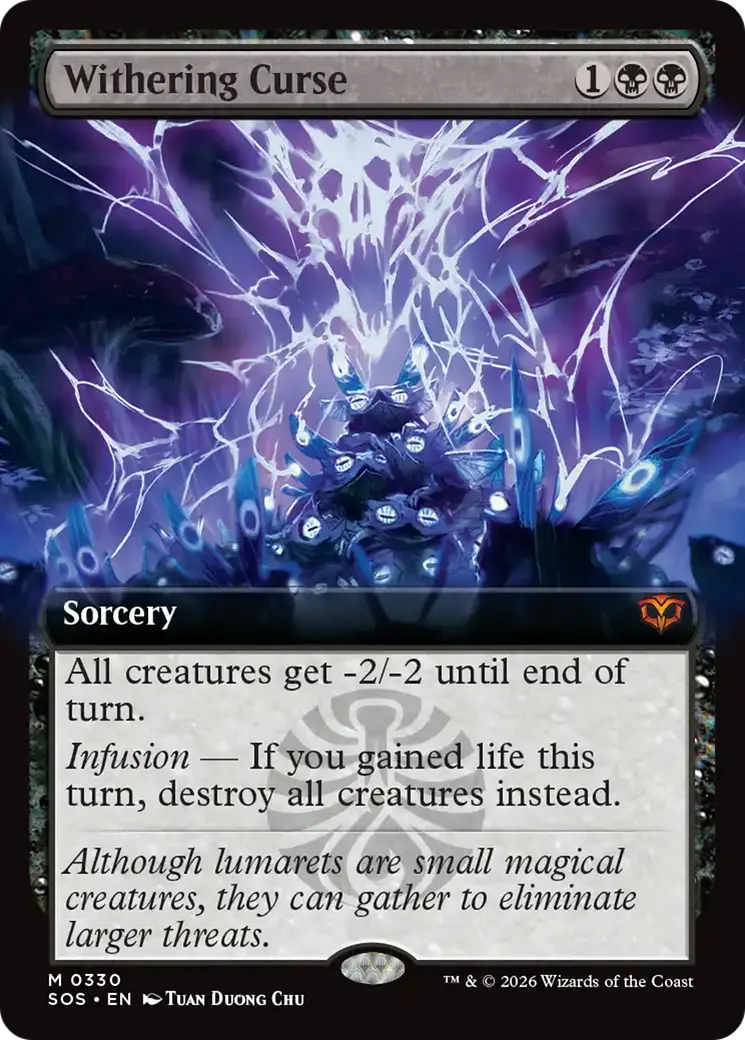 Withering Curse (Extended Art) [Secrets Of Strixhaven] 1