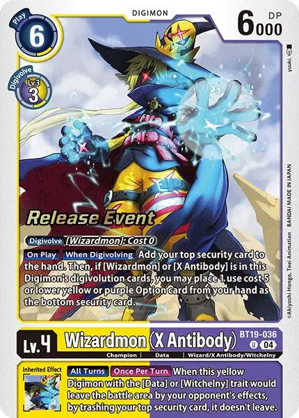 Wizardmon [Bt19-036] (X Antibody) [Release Special Booster Ver.2.0 Promos] 1