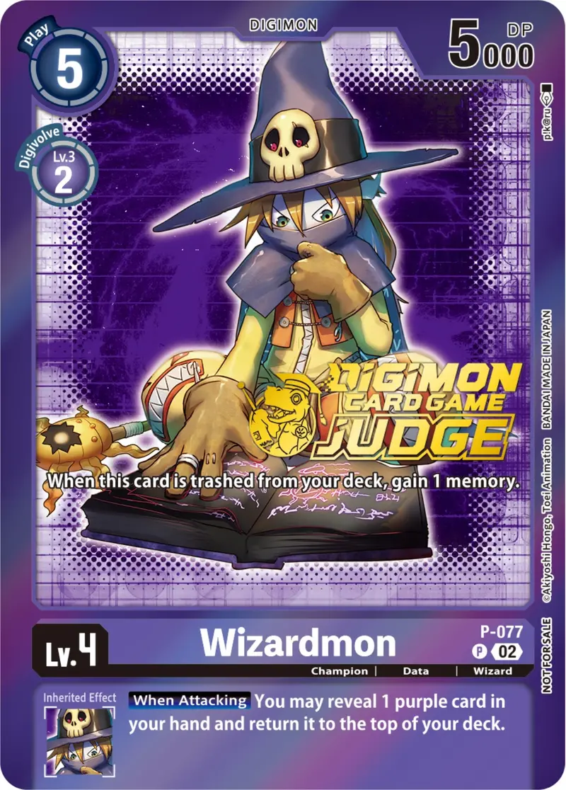 Wizardmon [P-077] (Judge Pack 4) [Promotional Cards] 1
