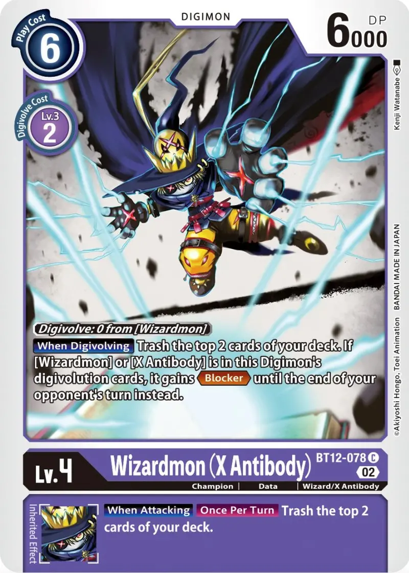 Wizardmon (X Antibody) [Bt12-078] [Across Time] 1