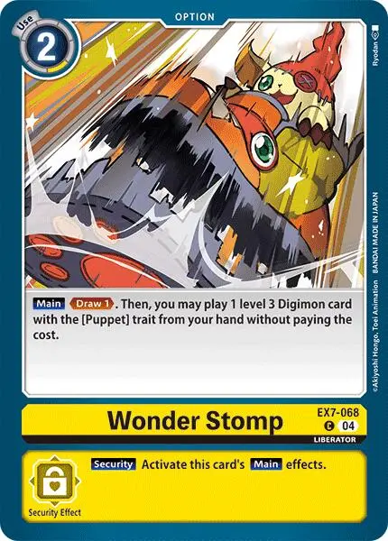 Wonder Stomp [Ex7-068] [Digimon Liberator] 1