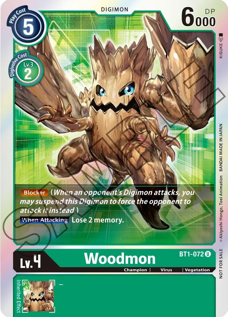 Woodmon [Bt1-072] (Event Pack 1) [Release Special Booster Promos] 1