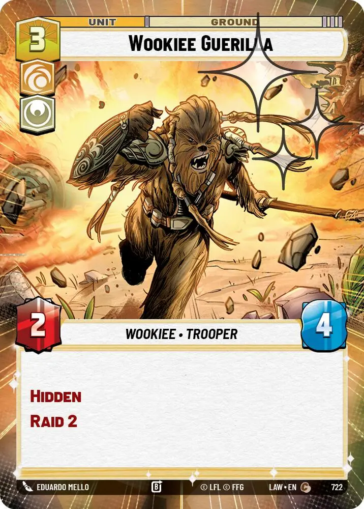 Wookiee Guerilla (722) (Hyperspace Foil) (722) [A Lawless Time] 1