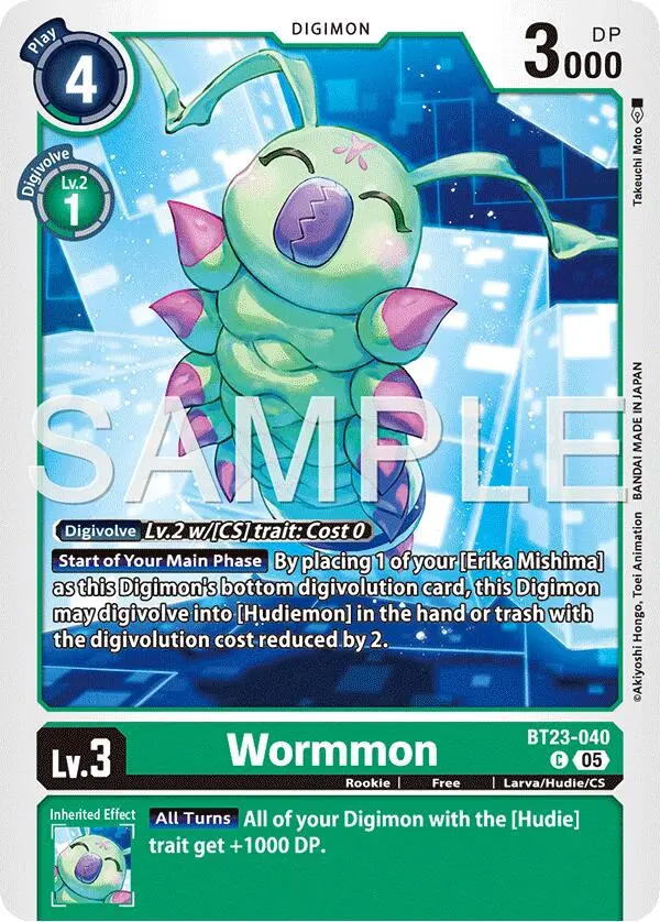 Wormmon [Bt23-040] [Hackers' Slumber] 1