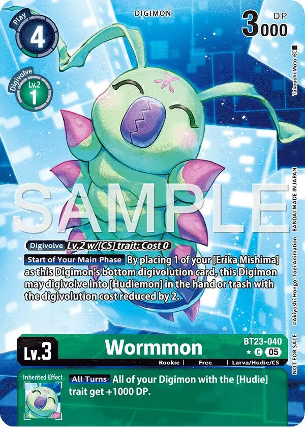 Wormmon [Bt23-040] (Hacker's Slumber Box Promotion Pack) [Hackers' Slumber] 1