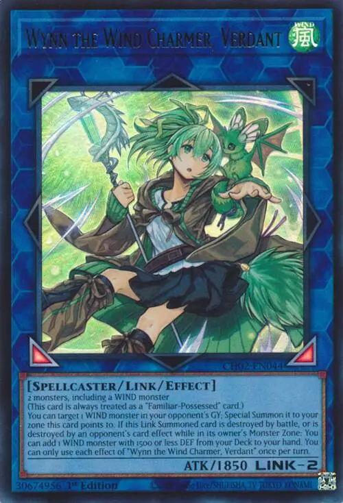 Wynn The Wind Charmer, Verdant [Ch02-En044] Ultra Rare 1