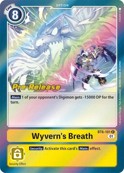 Wyvern's Breath [Bt6-101] [Double Diamond Pre-Release Cards] 1