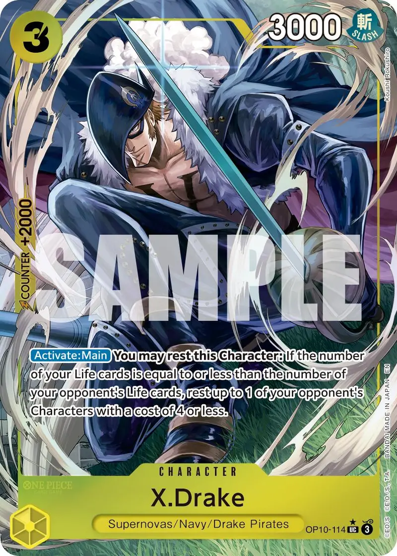 X.Drake (Alternate Art) [Premium Booster -The Best- Vol. 2] 1